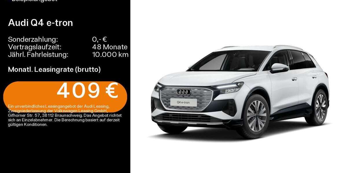 Audi Q4 e-tron 8.557 km 42.450 &euro; Schweinfurt 97424