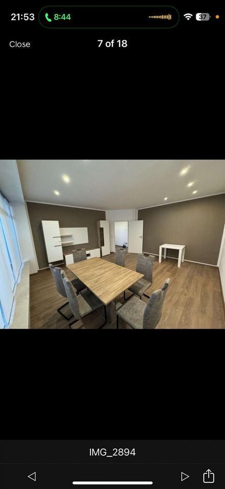 Modernisierte 3-Raum-Wohnung Terrasse Einbauküche Dillingen