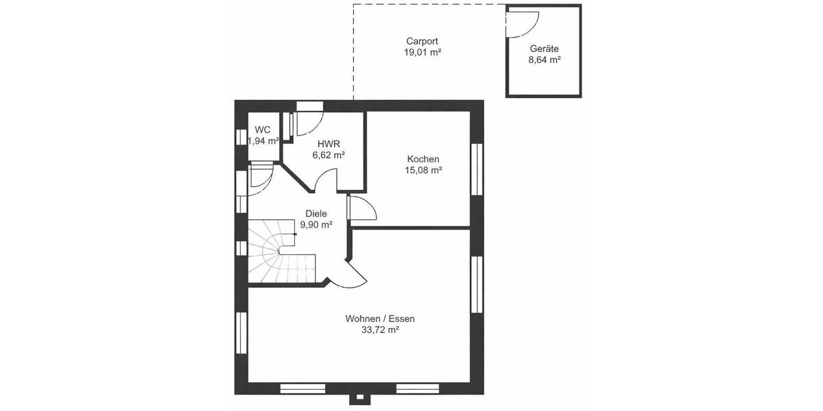 Einfamilienhaus Apen - 5 Zimmer, 124 m&sup2;, 319.000&euro; | Angebot:26153776