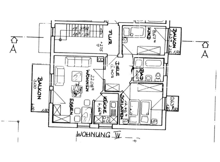 3-Zi-Wohnungwohnung, Balkon & TG-Stellplatz in Bad Abbach zimmer