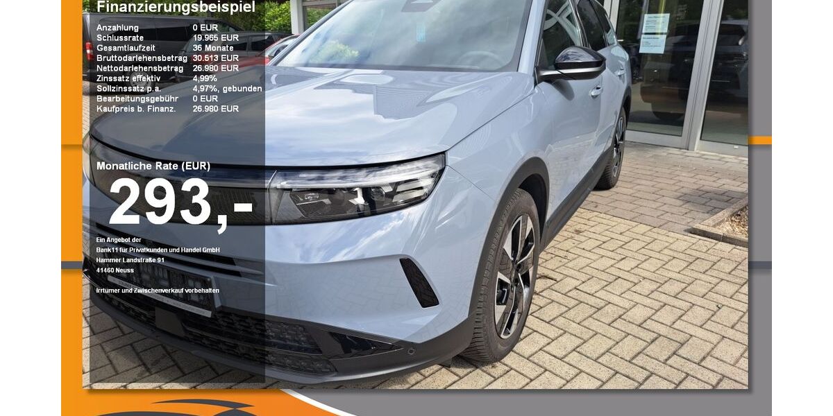 Opel Grandland (X) 17.100 km 26.980 &euro; Sonneberg 96515