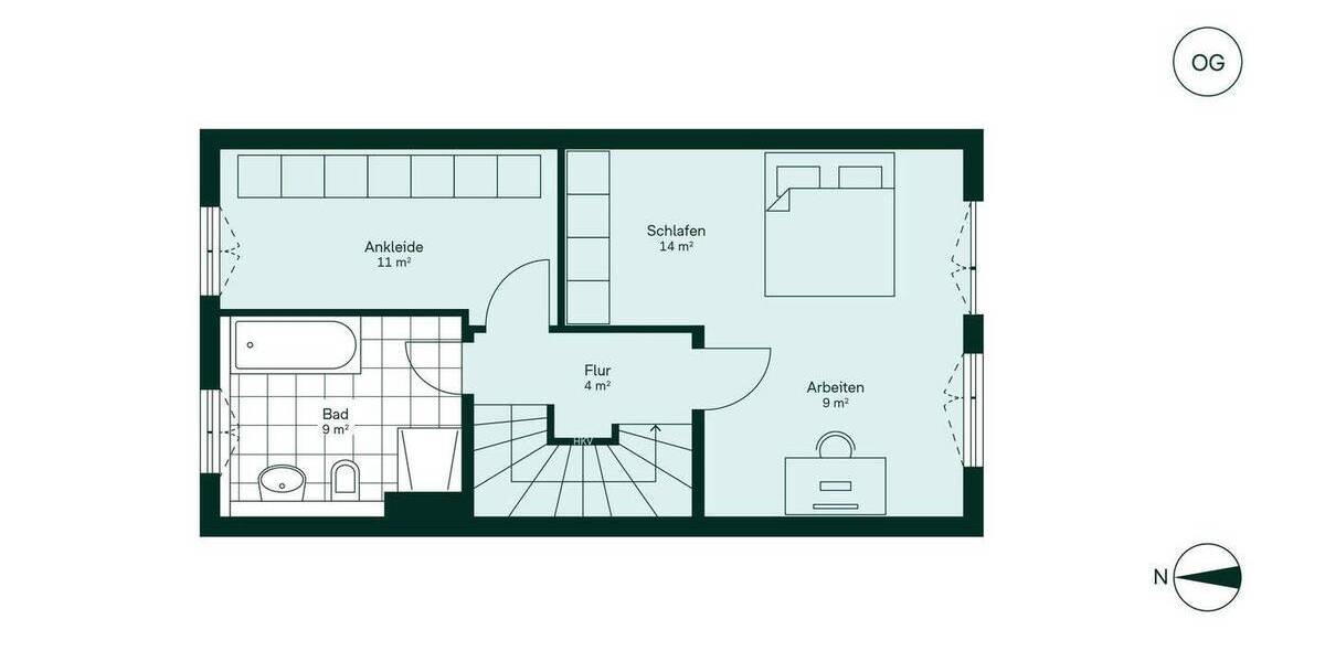 Reihenmittelhaus Heiligenhaus Mitte - 4 Zimmer, 142 m&sup2;, 599.900&euro; | Angebot:23948150