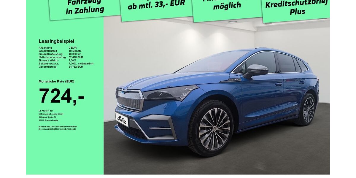 Skoda Enyaq 6.800 km 50.698 &euro; Memmingen 87700