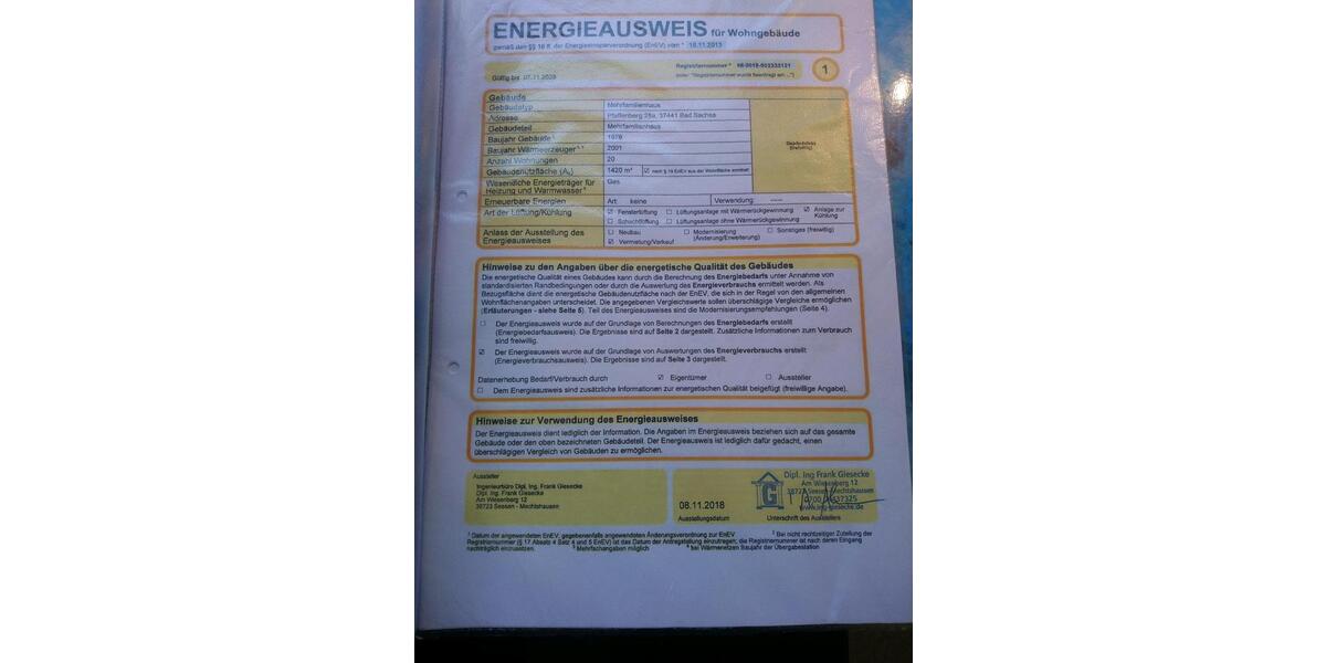 Etagenwohnung Bad Sachsa - 1 Zimmer, 40 m&sup2;, 38.000&euro; | Angebot:26235043