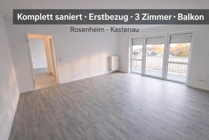 Helle, vollständig sanierte 3-Zimmer-Wohnung in Rosenheim,!Balkon 3 zimmer