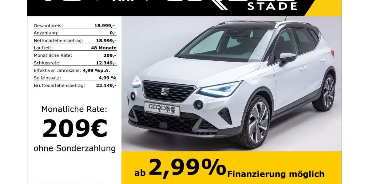 Seat Arona 60.040 km 18.999 &euro; Stade 21680