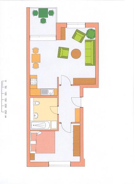Etagenwohnung Wurzen - 1.5 Zimmer, 48 m&sup2;, 350&euro; | Angebot:26493230