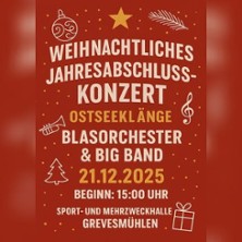 Weihnachtliches Jahresabschlusskonzert 21.12.2025 Sport- und Mehrzweckhalle