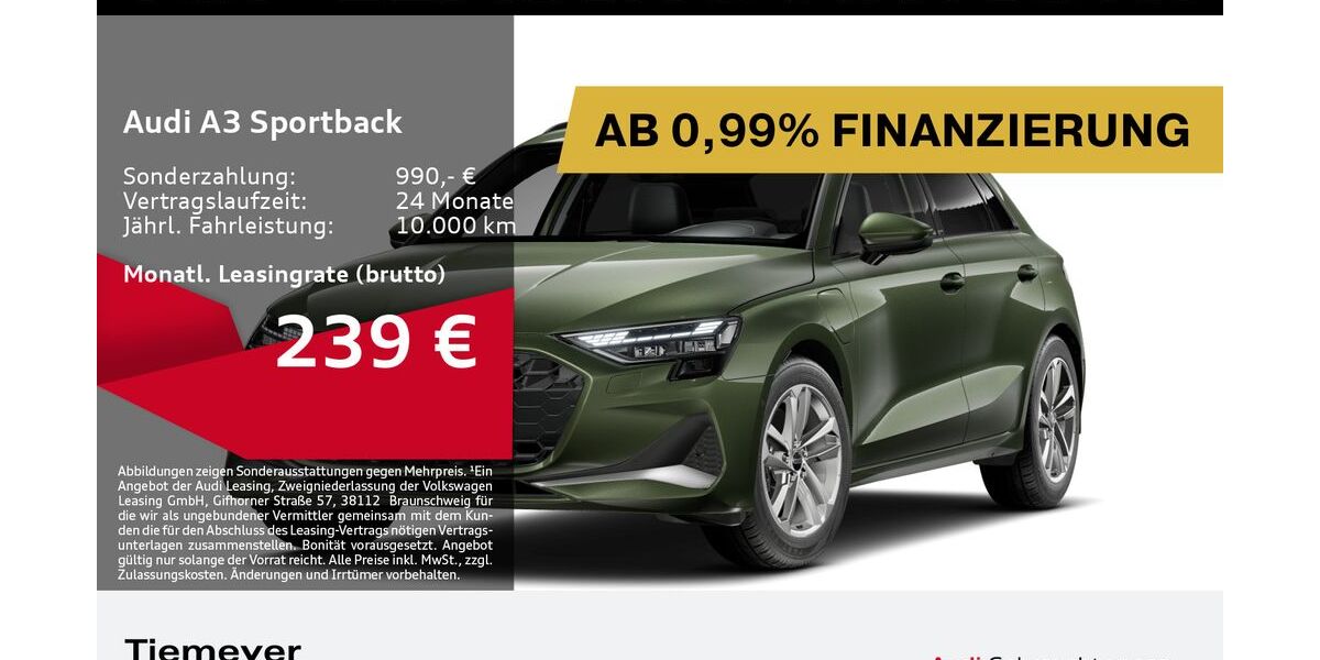 Audi A3 5.871 km 34.710 &euro; Plettenberg 58840