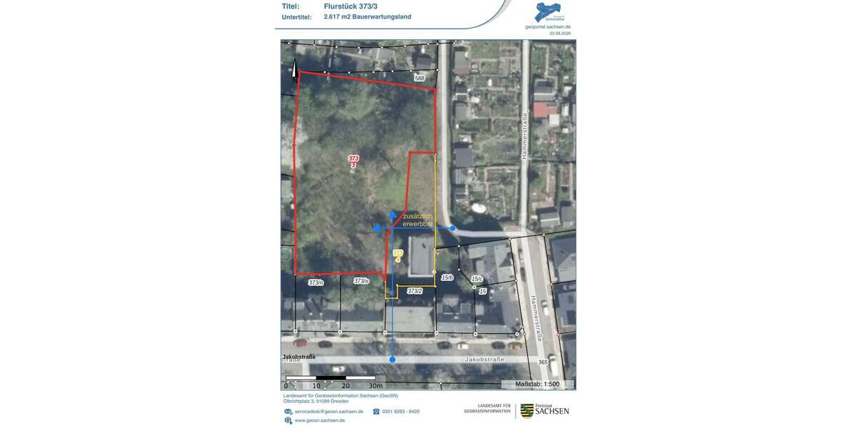 Grundstück Chemnitz Sonnenberg - 119.000&euro; | Angebot:27339645