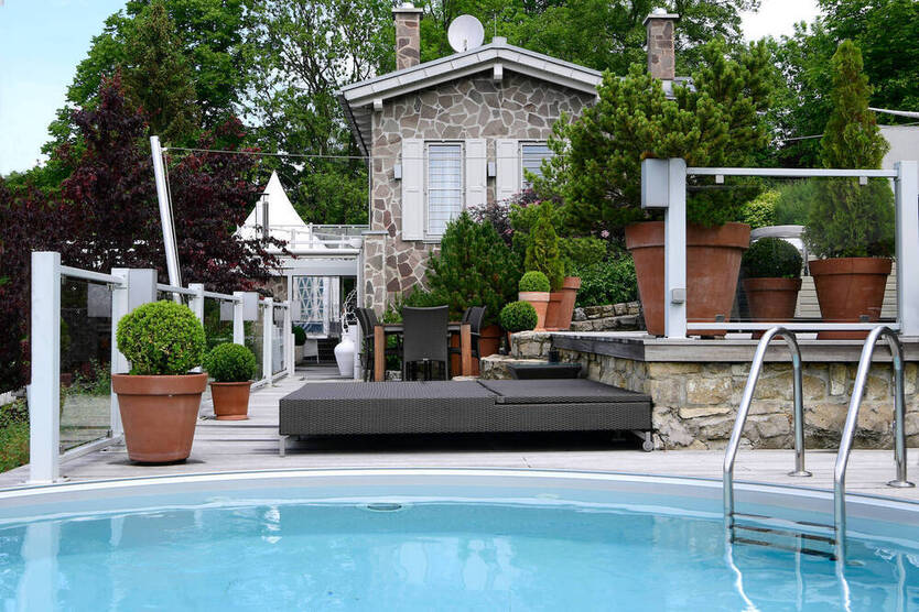 La Dolce Vita im Steigerwald - Exklusives Chalet mit Pool und Panoramablick