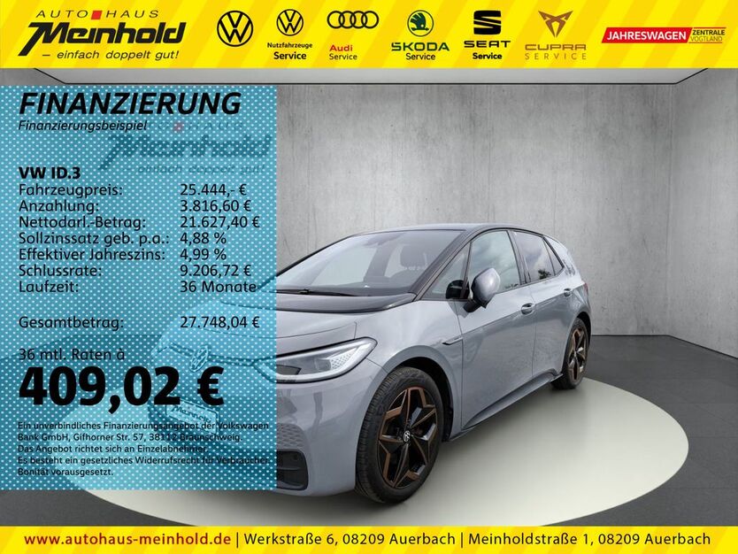 VW ID.3 68.550 km 25.444 € Auerbach/Rebesgrün 08209