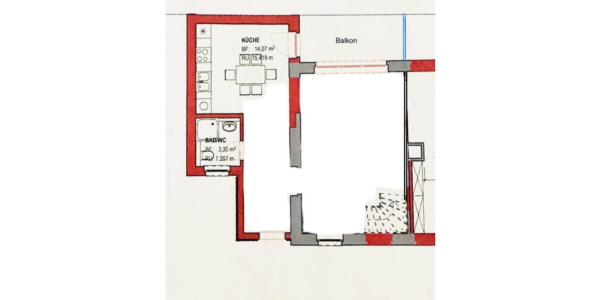 Etagenwohnung Rabenau - 2 Zimmer, 80 m&sup2;, 810&euro; | Angebot:27610195
