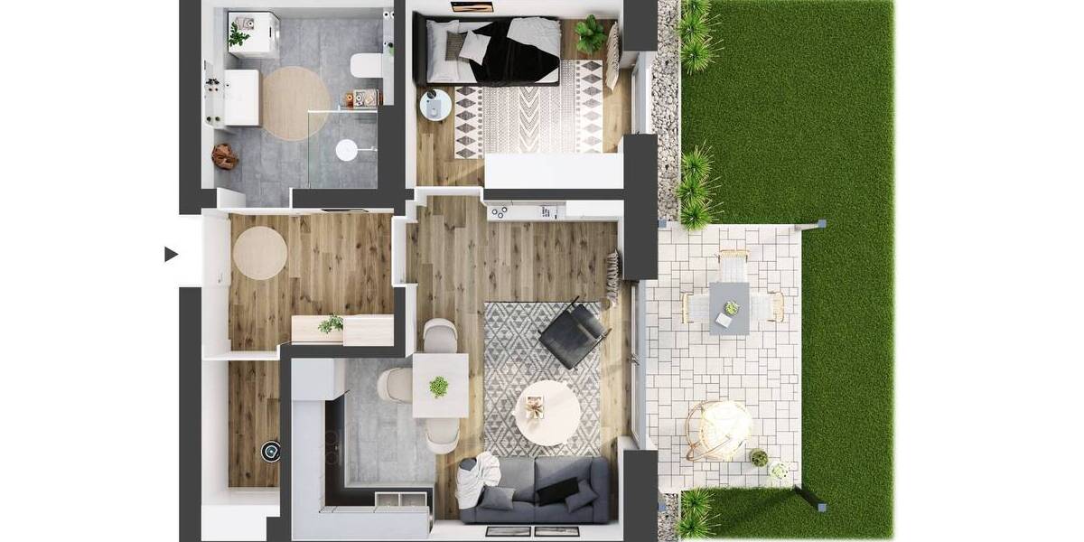 Etagenwohnung Marne - 2 Zimmer, 43 m&sup2;, 358.180&euro; | Angebot:25819562