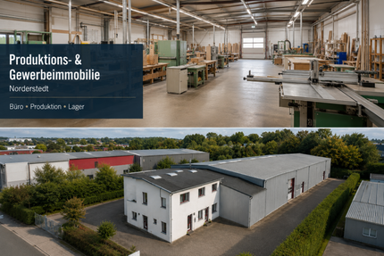 Provisionsfrei* Einmalige Chance! Produktions-und Gewerbeimmobilie mit Büroflächen in gefragter Lage von Norderstedt! - Gewerbeobjekt Norderstedt Friedrichsgabe | Angebot:26961594
