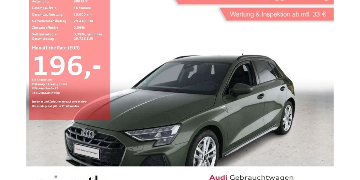 Audi A3 7.121 km 28.940 &euro; Moers-Hülsdonk 47441