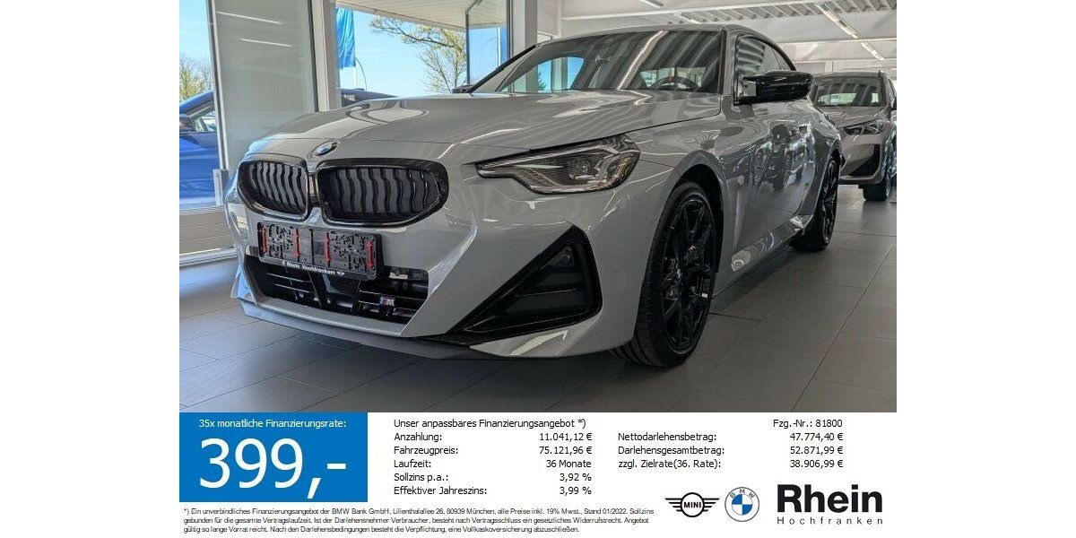 BMW M240i 18.000 km 57.109 &euro; Bayreuth 95447