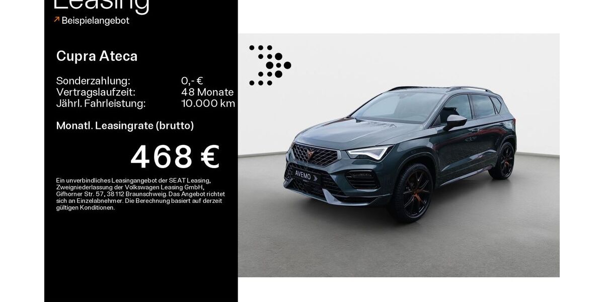 Cupra Ateca 6.500 km 44.700 &euro; Hofheim-Diedenbergen 65719