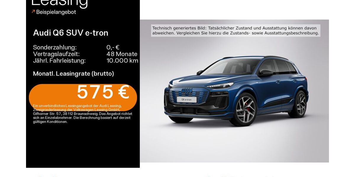 Audi Q6 e-tron 7.400 km 67.969 &euro; Hanau 63452