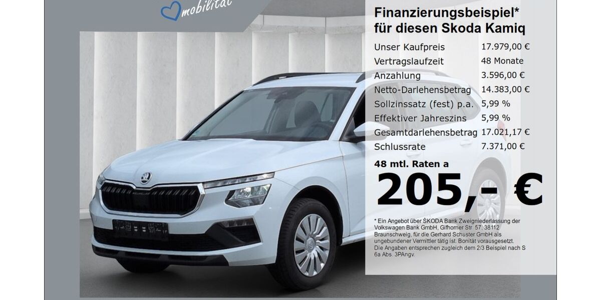 Skoda Kamiq 16.681 km 17.479 &euro; Ruhstorf 94099