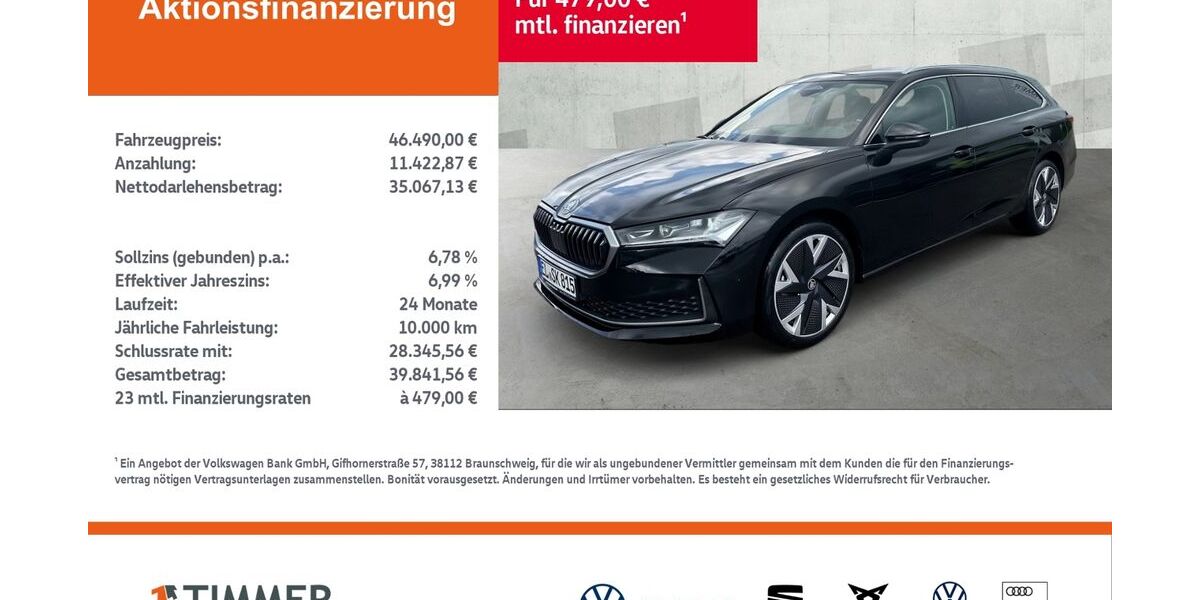 Skoda Superb 9.999 km 45.990 &euro; Meppen 49716