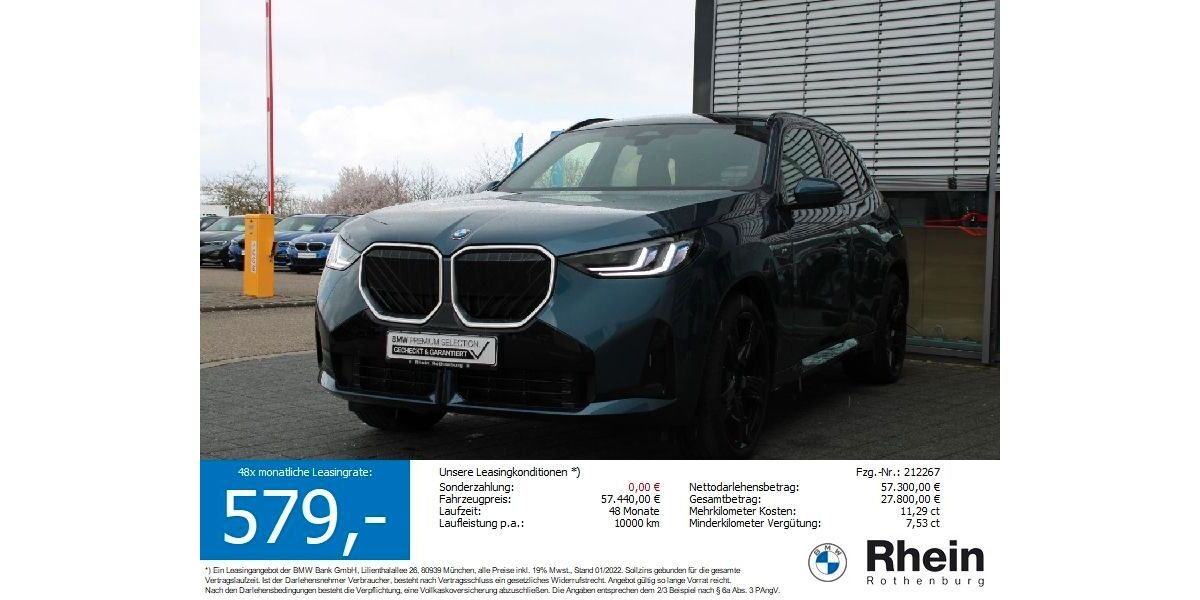 BMW X3 14.350 km 56.440 &euro; Neusitz/Rothenburg 91616
