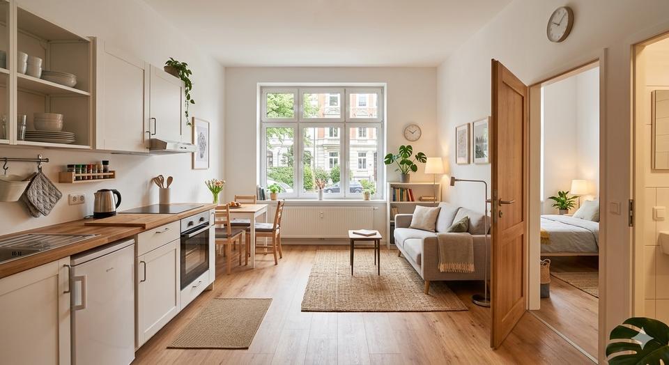Wohnen auf Zeit Hamburg Uhlenhorst - 3 Zimmer, 8 m&sup2;, 720&euro; | Angebot:26664278