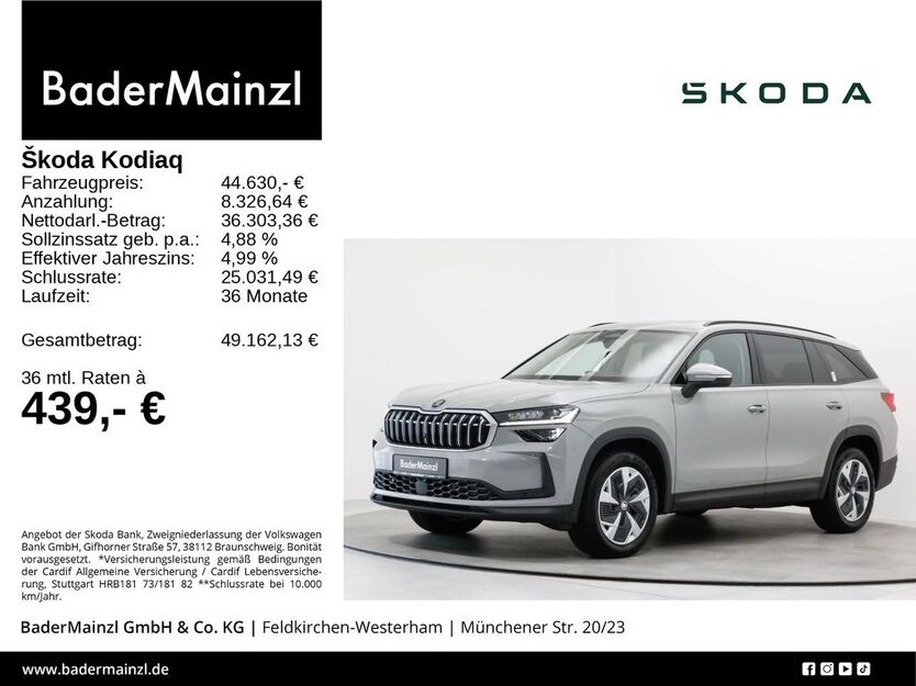 Skoda Kodiaq 27.530 km 44.430 € Feldkirchen/Westerham 83620