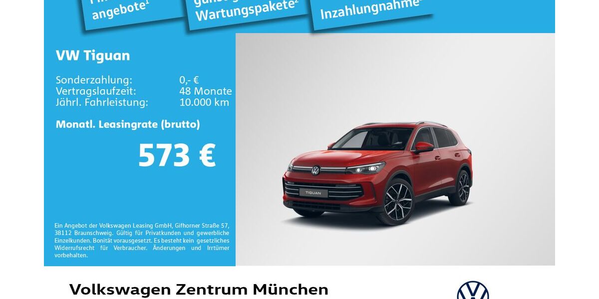 VW Tiguan 3.000 km 52.680 &euro; München 81669