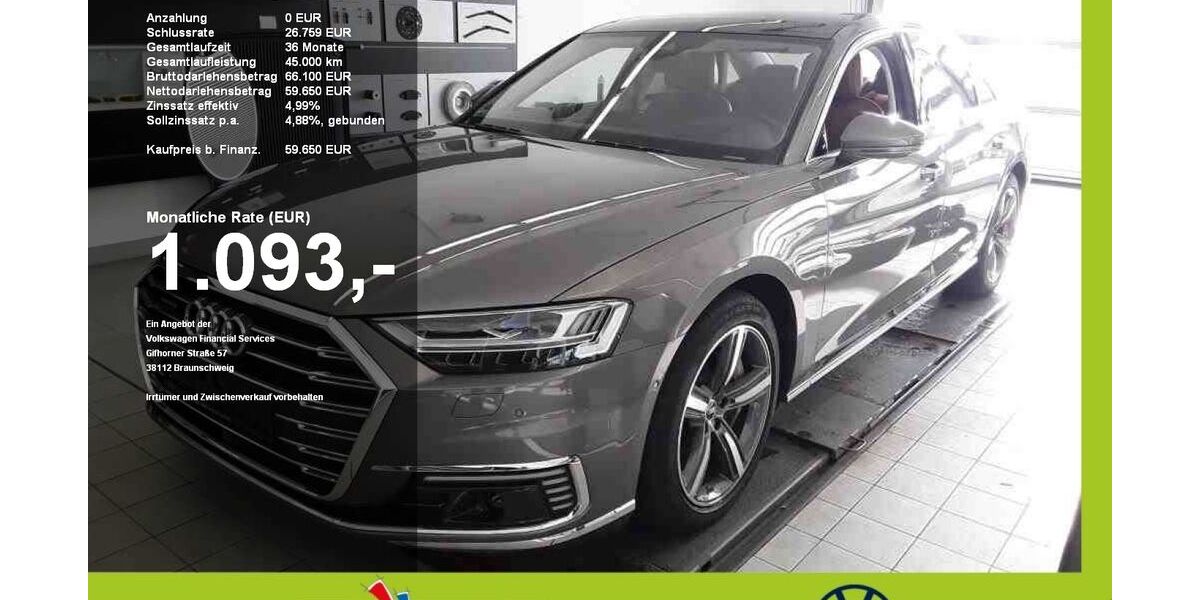 Audi A8 60.000 km 59.400 &euro; Mainburg 84048
