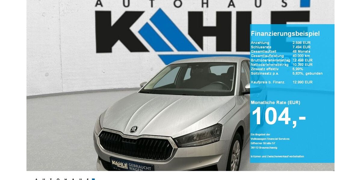 Skoda Fabia 48.260 km 12.990 &euro; Nienburg 31582