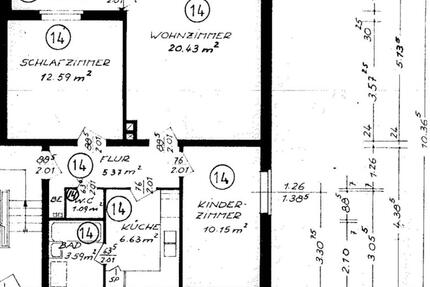Bezugsfertige,neu sanierte 3-Zimmer-Erdgeschosswohnung mit Loggia 3 zimmer