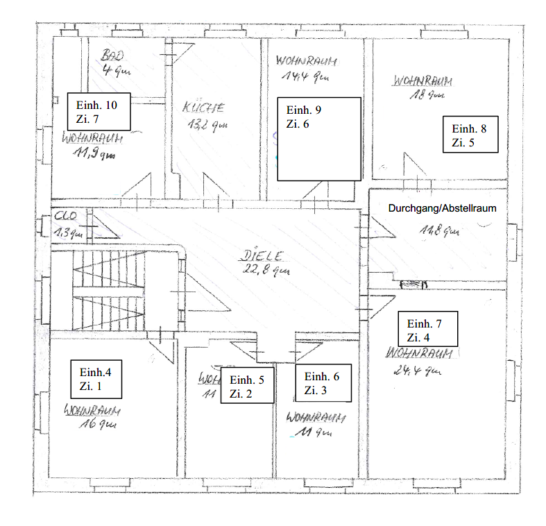 Wohnung zum Mieten in Gießen 250 € 11 m²