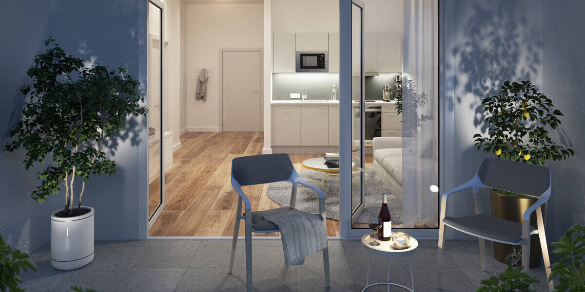 Etagenwohnung Ammersbek Lottbek - 1 Zimmer, 54 m&sup2;, 309.000&euro; | Angebot:26117357