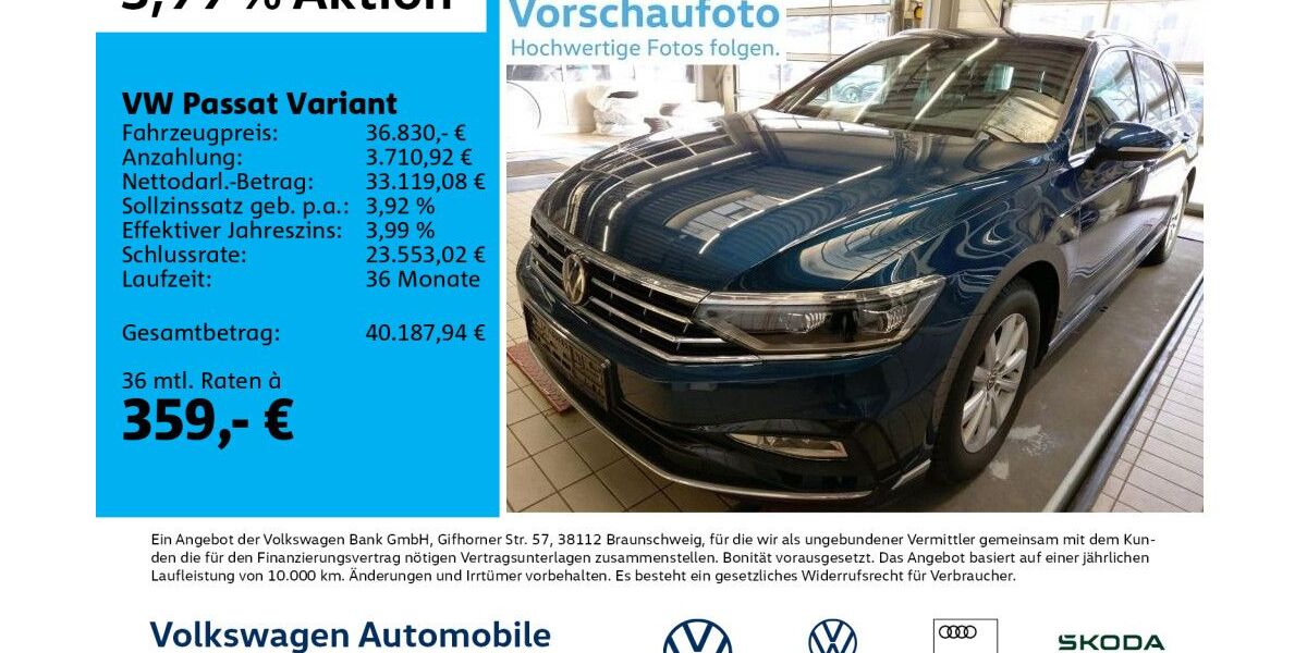 VW Passat 26.438 km 36.830 &euro; Leipzig 04178