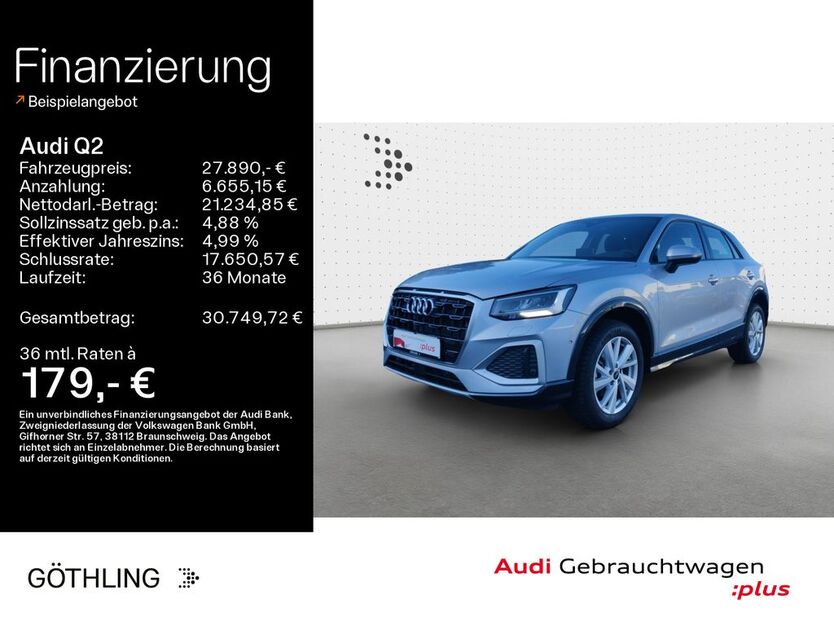 Audi Q2 3.460 km 27.890 € Eisenach 99817
