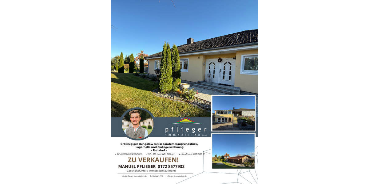 Einfamilienhaus Ruhstorf - 7 Zimmer, 218 m&sup2;, 690.000&euro; | Angebot:24731660