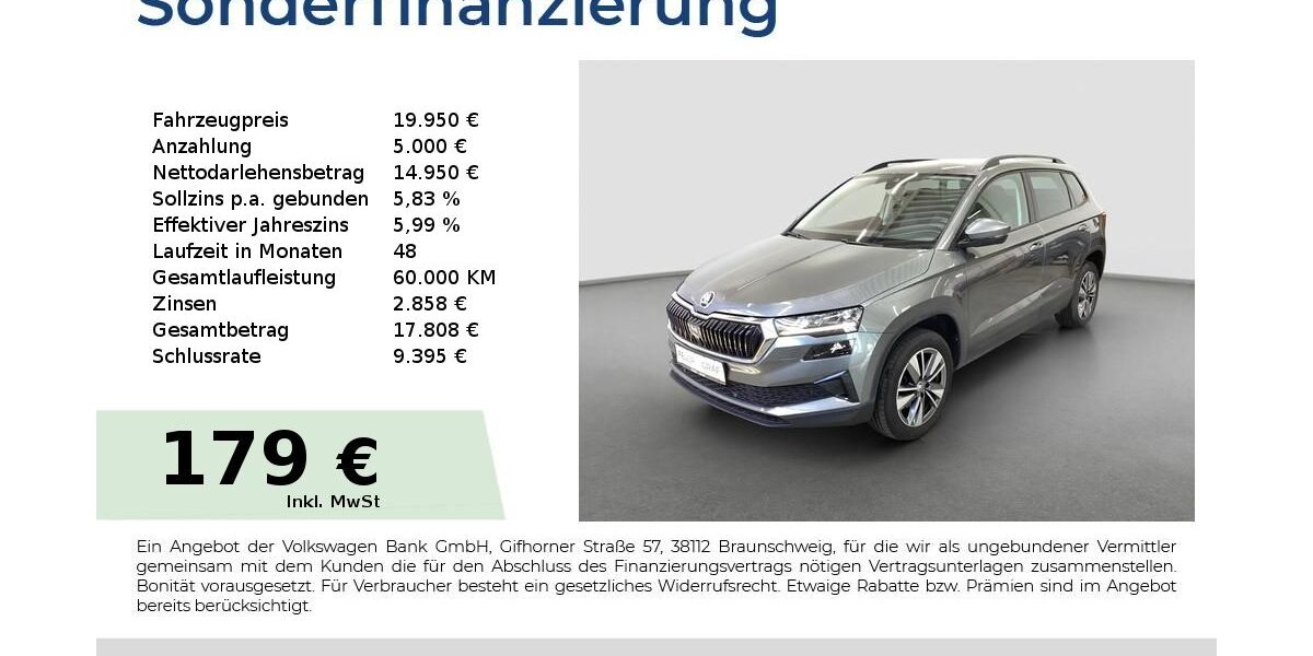 Skoda Karoq 112.890 km 19.950 &euro; Cadolzburg 90556