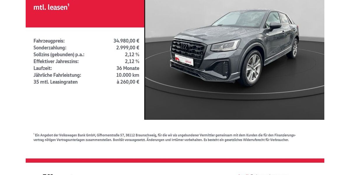 Audi Q2 6.551 km 33.980 &euro; Nordhausen 99734
