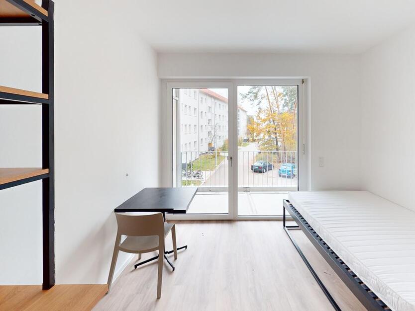 Wohnen am Siemens Campus: Möblierte 1-Zimmer-Wohnung zimmer