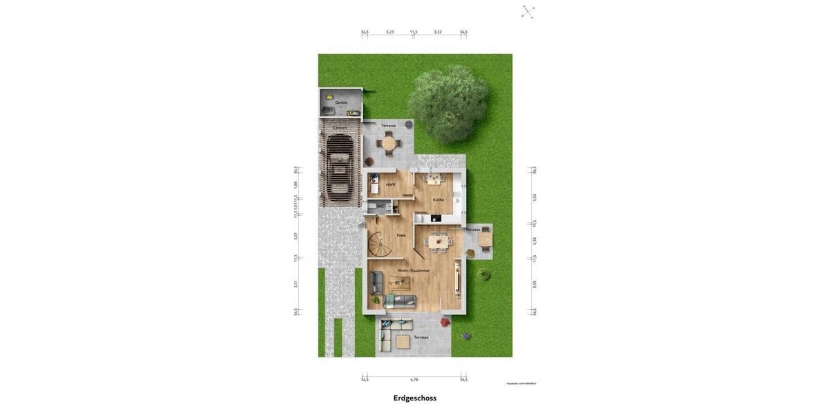 Einfamilienhaus Schwanewede / Leuchtenburg Löhnhorst - 3 Zimmer, 103 m&sup2;, 319.000&euro; | Angebot:26246185