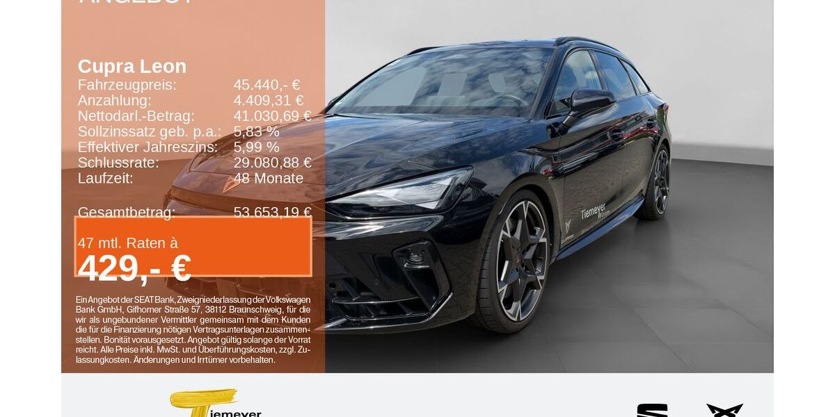 Cupra Leon 8.000 km 45.440 &euro; Lüdenscheid 58513