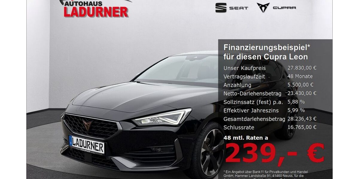 Cupra Leon 22.780 km 27.830 &euro; Villingen-Schwenningen 78052