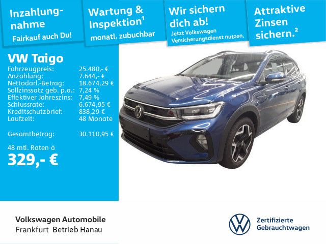 VW Taigo 5.384 km 25.480 &euro; Hanau 63452