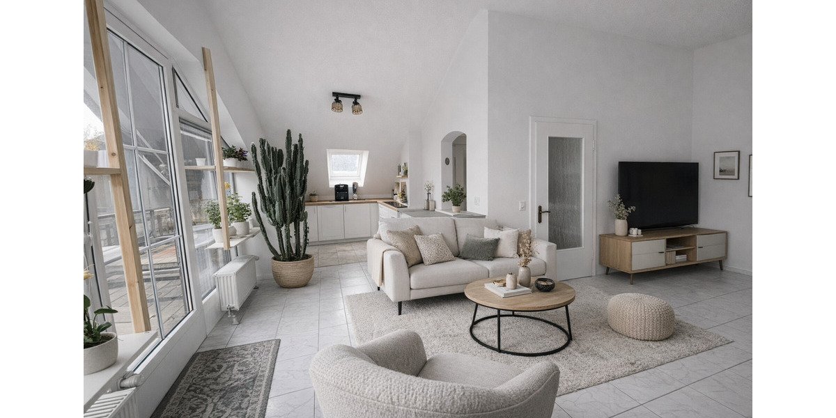 Dachgeschoßwohnung Gersthofen - 2 Zimmer, 60 m&sup2;, 275.000&euro; | Angebot:25852427