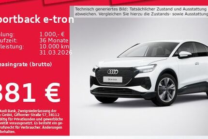 Audi Q4 e-tron 7.175 km 43.345 &euro; Eching 85386