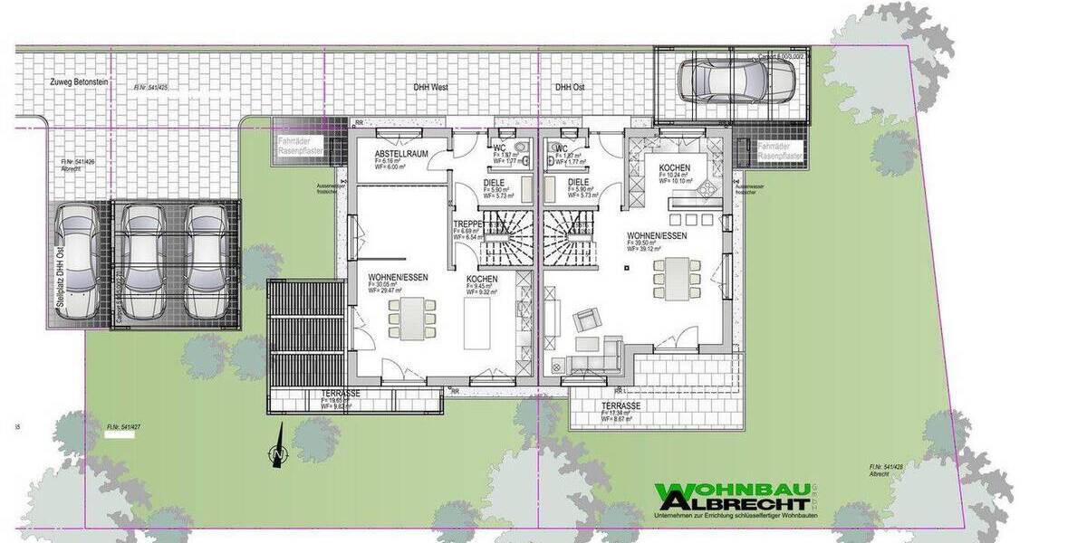 Doppelhaushälfte Raubling - Nicklheim Nicklheim - 5 Zimmer, 161 m&sup2;, 830.000&euro; | Angebot:26886362