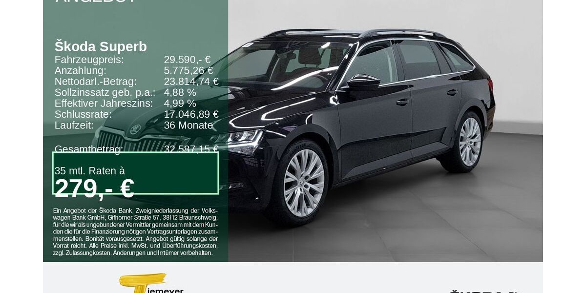 Skoda Superb 55.547 km 29.370 &euro; Bochum 44809