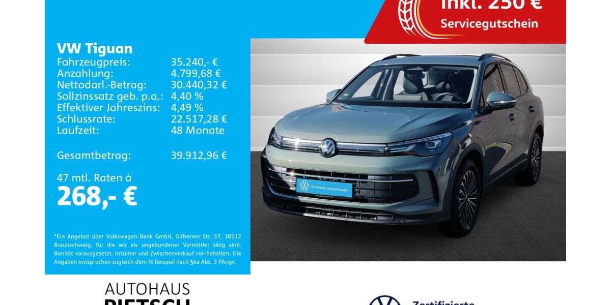 VW Tiguan 16.398 km 35.240 &euro; Melle 49324