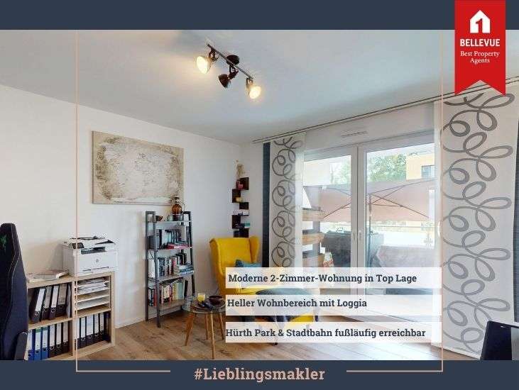 Etagenwohnung Hürth - 2 Zimmer, 49 m&sup2;, 249.000&euro; | Angebot:27076568